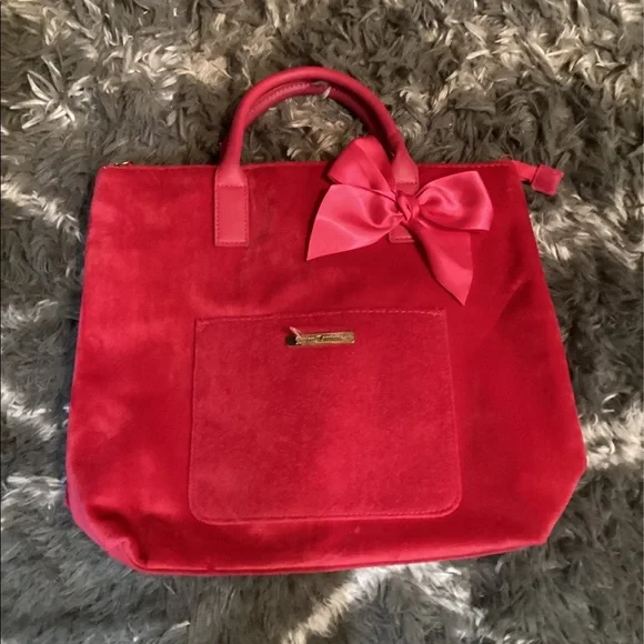 Juicy Couture Hot Pink Velour Satin Bow Convertible Backpack Juicy Couture | Bags | Nwot Juicy Couture Hot Pink Velour  main image 2